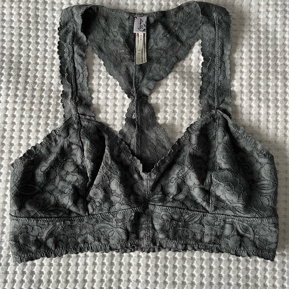 FREE PEOPLE | BRALETTE | DARK GREY | MEDIUM - Picture 3 of 6